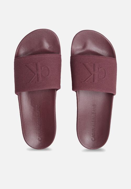 Calvin Klein - Slide HF Mono CV - Burgundy