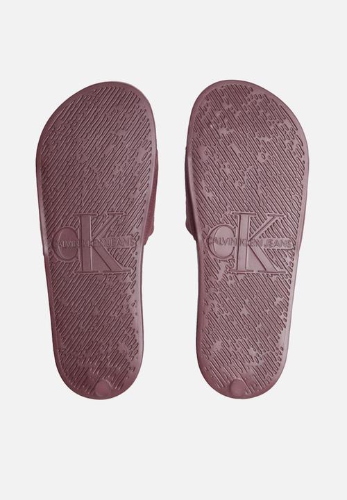 Calvin Klein - Slide HF Mono CV - Burgundy