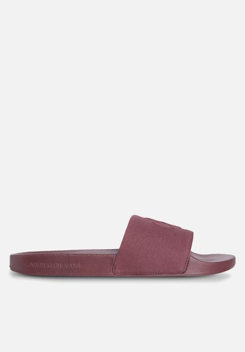 Calvin Klein - Slide HF Mono CV - Burgundy