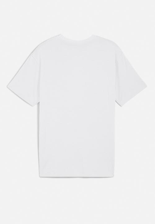 PUMA - Graphic Super Puma World Tour Relaxed Tee - Puma white