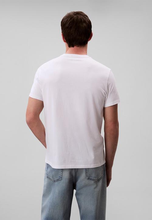 Calvin Klein - Short sleeve Badge 30S Jersey Classic Tee - Bright White