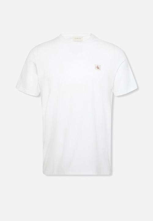 Calvin Klein - Short sleeve Badge 30S Jersey Classic Tee - Bright White