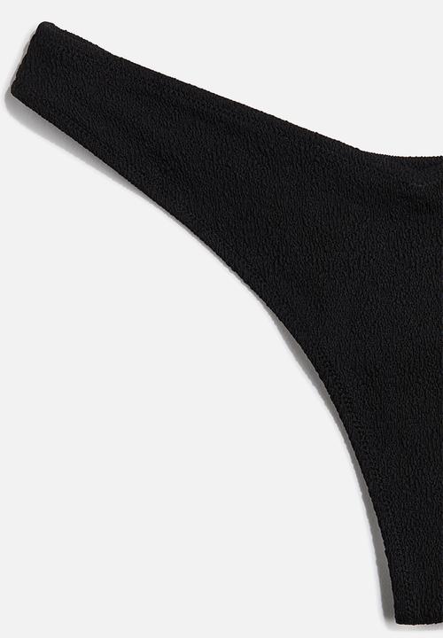 H&M - Thong bikini bottoms - black