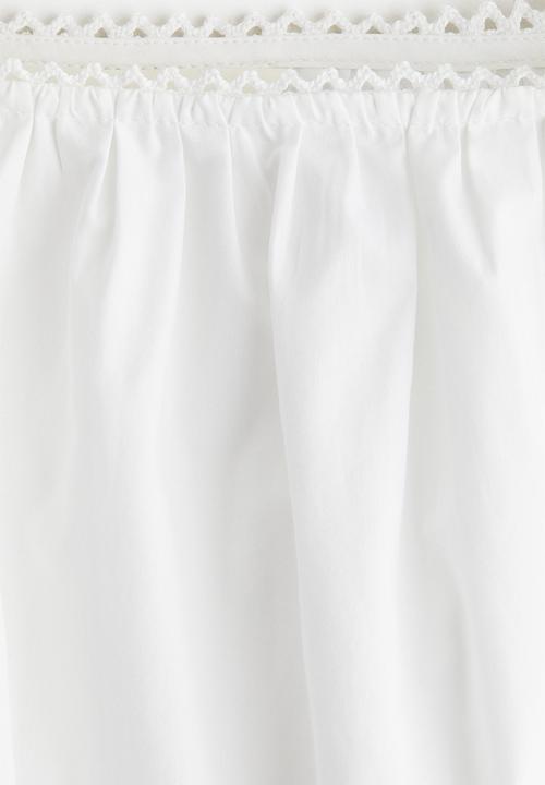 H&M - Short blouse - white