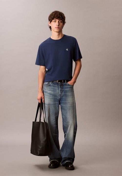 Calvin Klein - Short sleeve Monogram 20S Easy Tee - Blue Jean