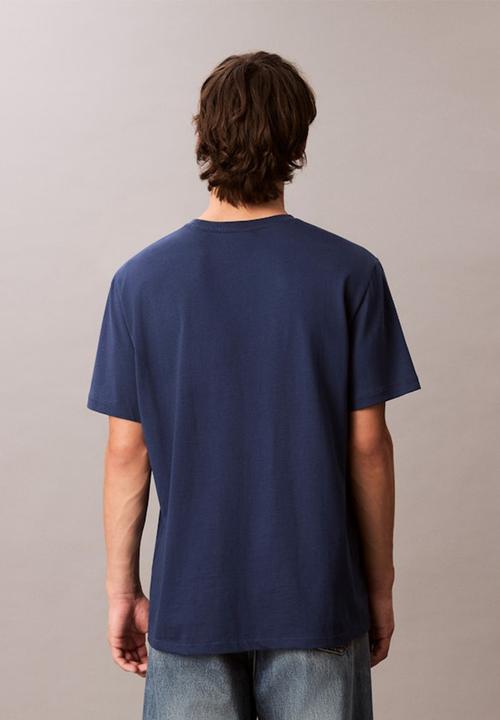 Calvin Klein - Short sleeve Monogram 20S Easy Tee - Blue Jean