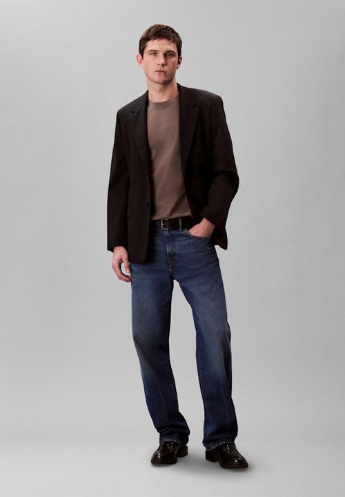 Calvin Klein - Short sleeve Smooth Cttn Solid Crewnk Tee - Morel