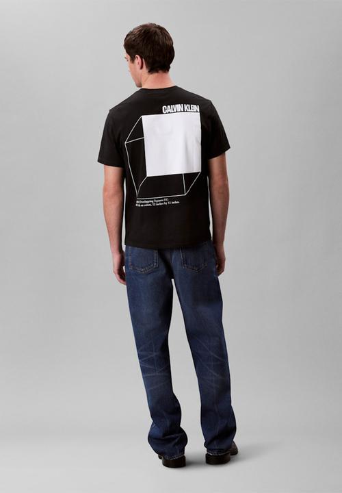 Calvin Klein - Short sleeve 20S Calvin Line 3Dbox Graphic Tee - Black