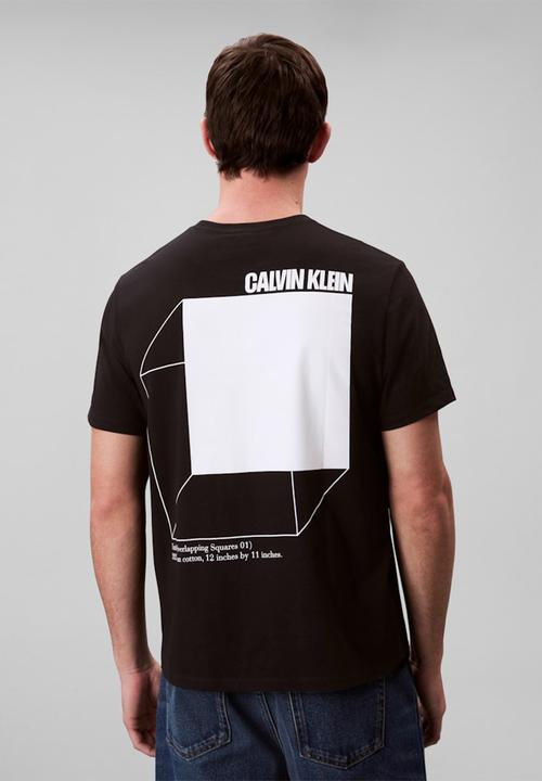 Calvin Klein - Short sleeve 20S Calvin Line 3Dbox Graphic Tee - Black