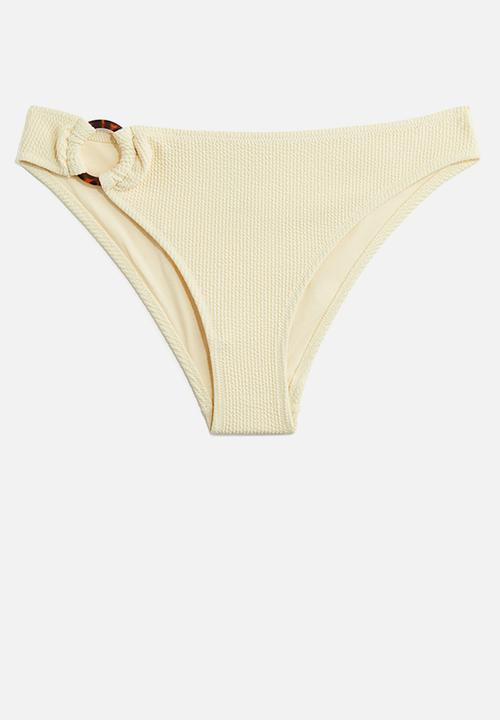 H&M - Cheeky bikini bottoms - light yellow