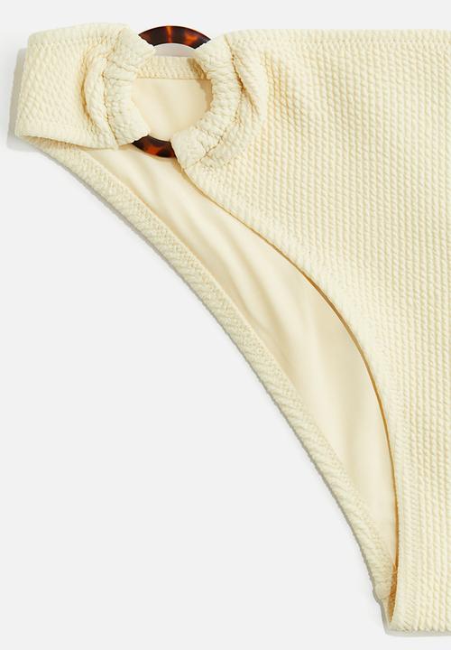 H&M - Cheeky bikini bottoms - light yellow