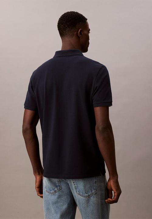 Calvin Klein - Short sleeve Casual Pique Classic Polo - Dark Sapphire
