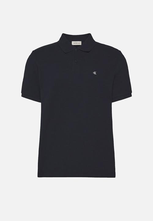 Calvin Klein - Short sleeve Casual Pique Classic Polo - Dark Sapphire