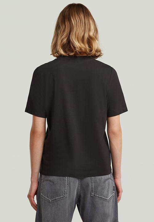 G-STAR - Text Graphic T-Shirt Wmn - Black