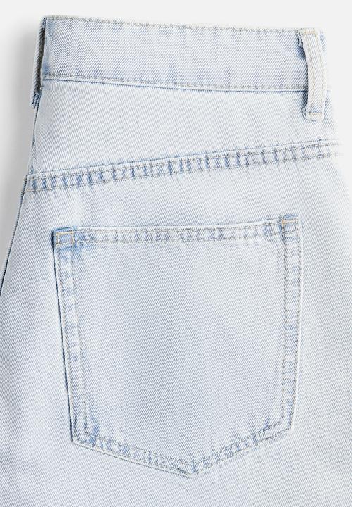H&M - Denim bermuda shorts - pale denim blue
