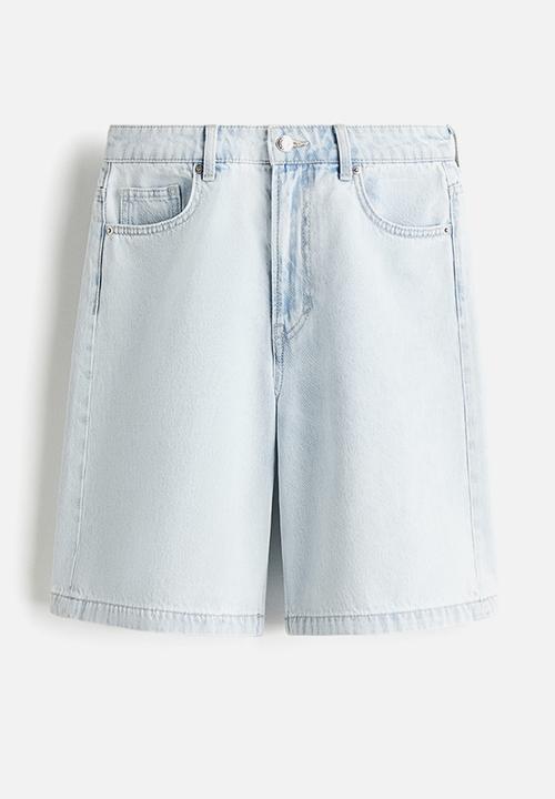 H&M - Denim bermuda shorts - pale denim blue