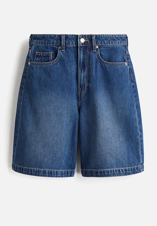 H&M - Denim bermuda shorts - denim blue
