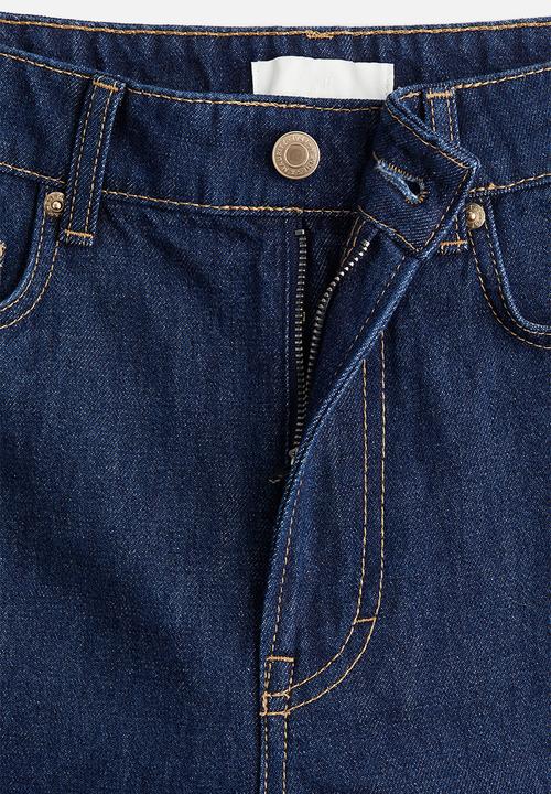 H&M - Denim bermuda shorts - dark denim blue