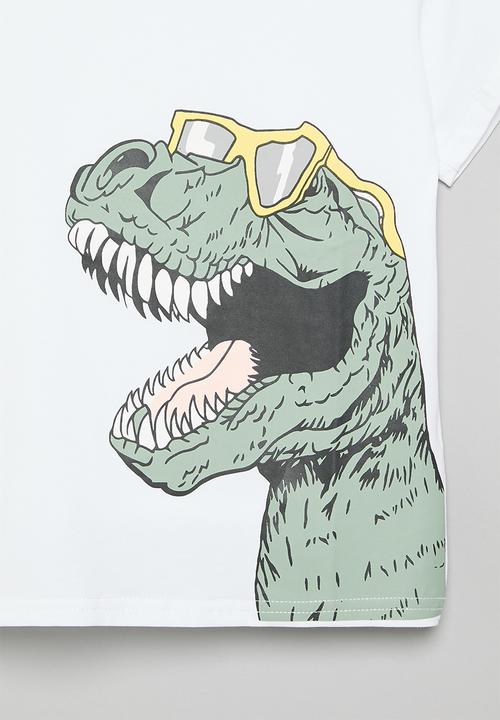 Pop Candy - Dino graphic tee - white