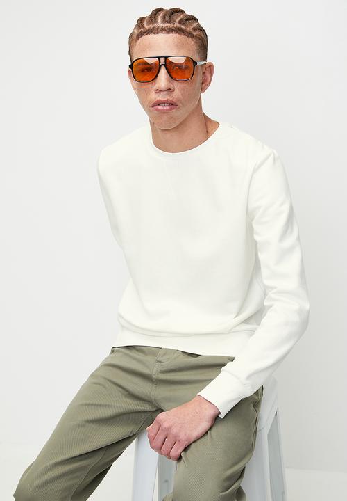 Brave Soul - Crew Neck Sweatshirt - Cream