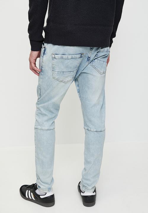 Brave Soul - Skinny Fit Denim Jean Acid Wash - Reg Length
