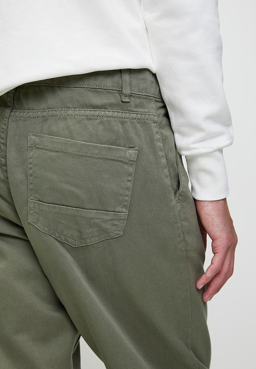 Brave Soul - Denim Loose Fit Jean- Khaki Regular Length