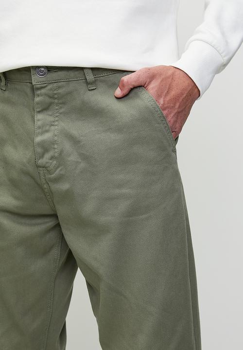 Brave Soul - Denim Loose Fit Jean- Khaki Regular Length