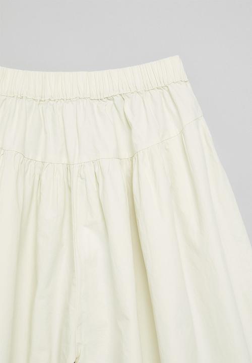 Pop Candy - Elasticated palazzo pants - off white