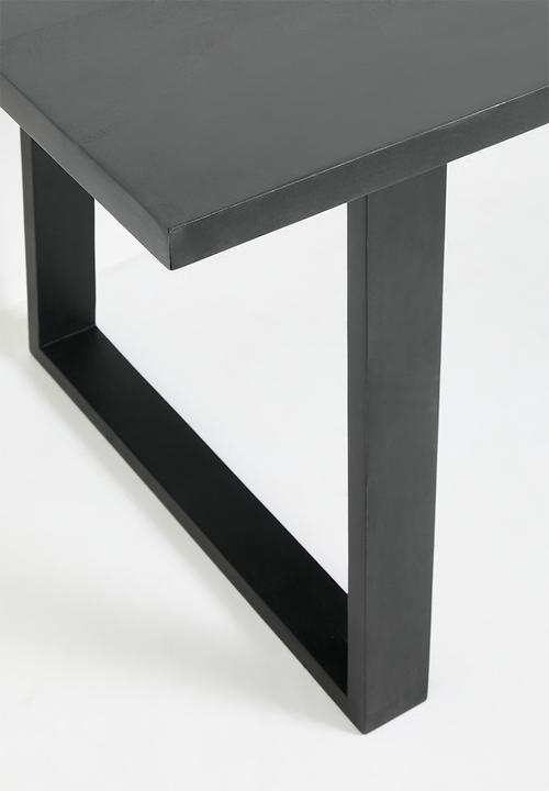 Sixth Floor - Amali mango wood dining table - black