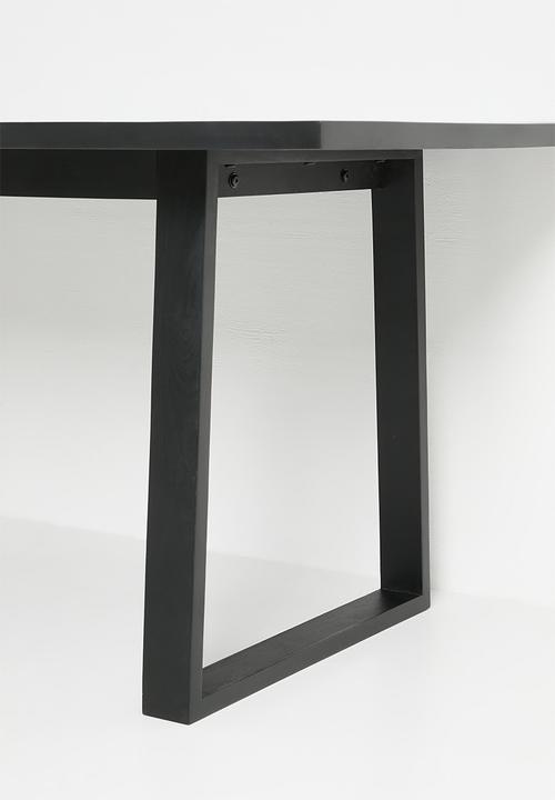 Sixth Floor - Amali mango wood dining table - black