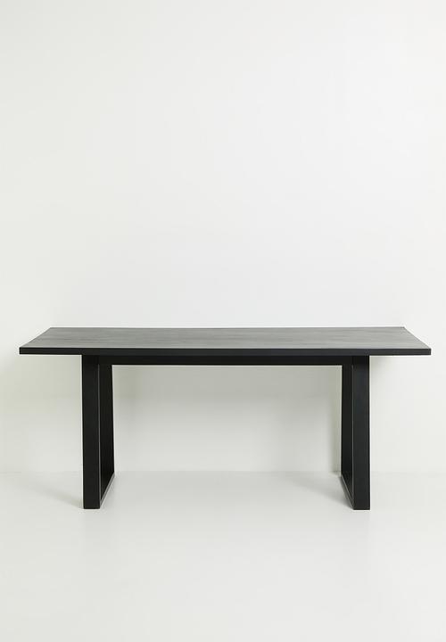 Sixth Floor - Amali mango wood dining table - black