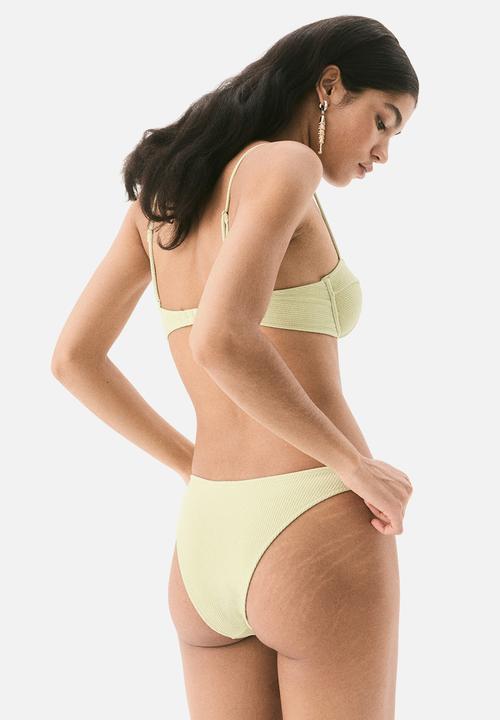 H&M - Cheeky bikini bottoms -  pistachio green