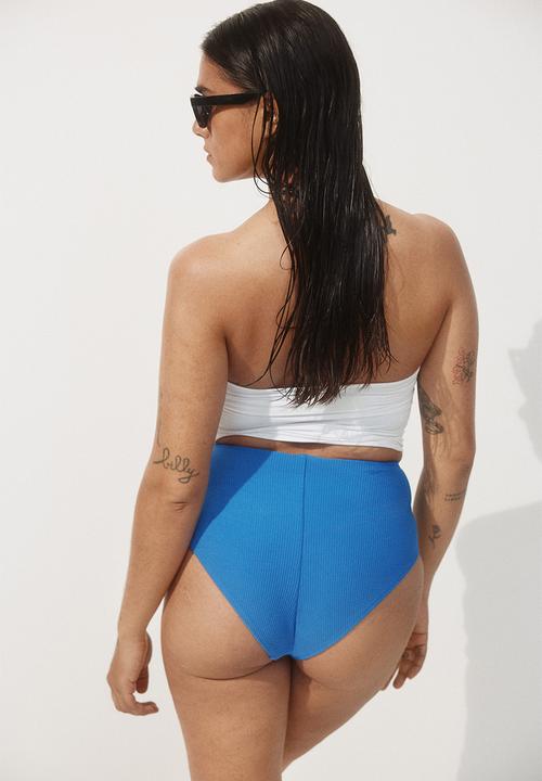H&M - High waist bikini bottoms - blue
