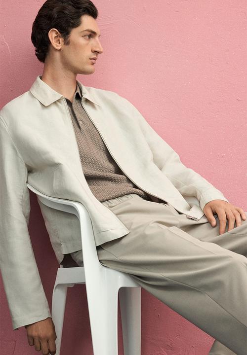 H&M - Relaxed fit trousers - beige