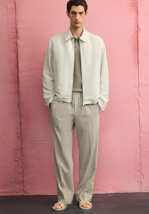 H&M - Relaxed fit trousers - beige