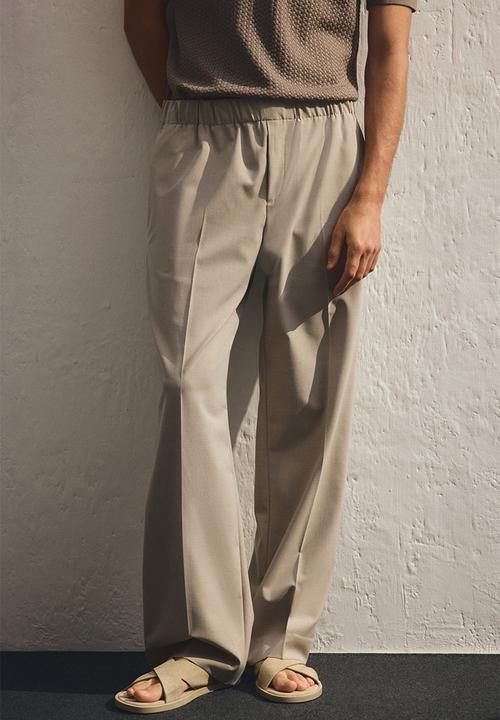 H&M - Relaxed fit trousers - beige