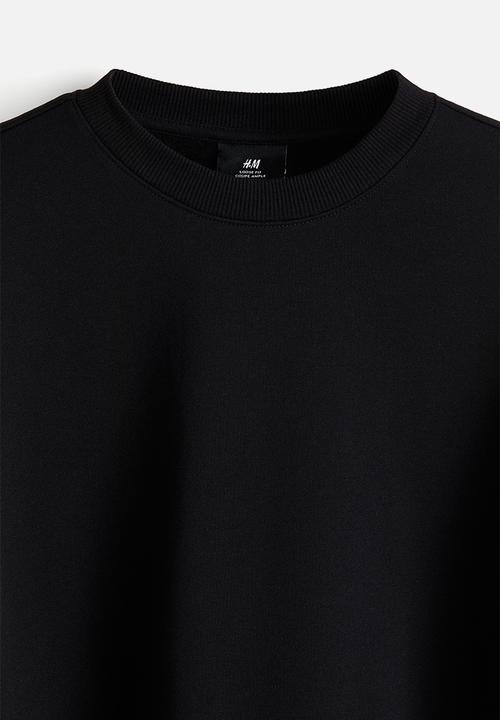 H&M - Loose fit sweatshirt - black
