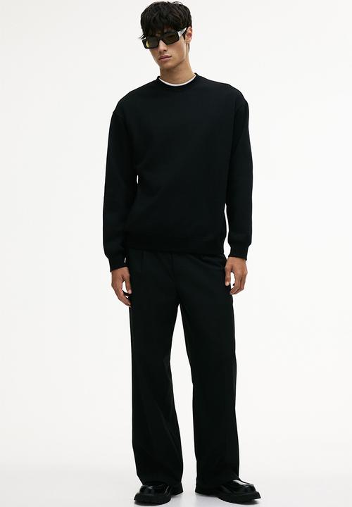 H&M - Loose fit sweatshirt - black