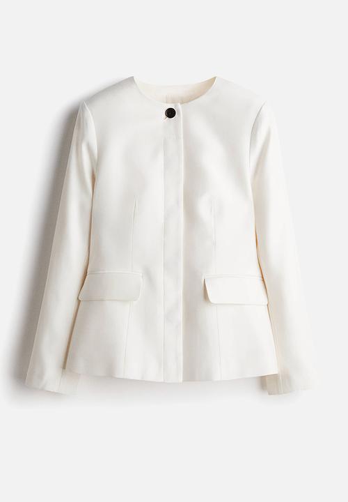 H&M - Fitted blazer - white
