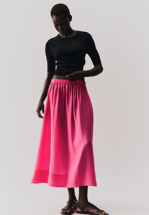 H&M - Voluminous skirt - bright pink
