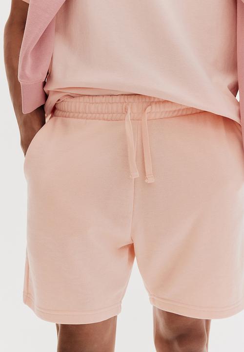 H&M - Regular fit sweatshorts - peach pink