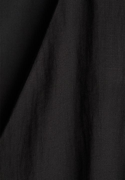 H&M - V-neck shift dress - black