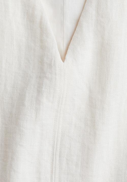 H&M - V-neck shift dress - light beige