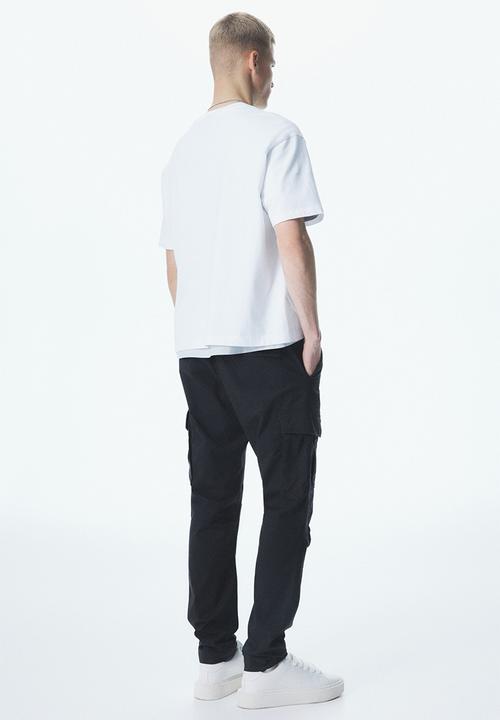H&M - Slim fit cargo trousers - dark grey