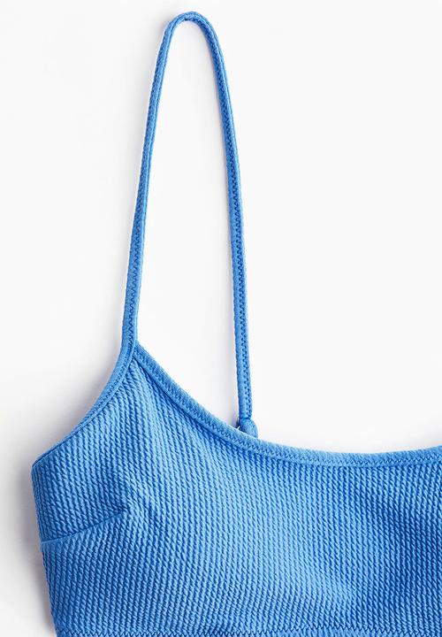 H&M - Padded bikini top - blue