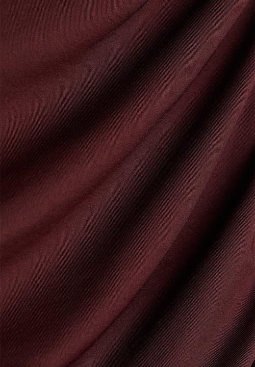 H&M - H&M Studio: Draped skirt - burgundy