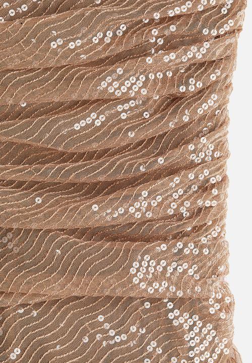 H&M - H&M Studio: Sequined evening gown - beige