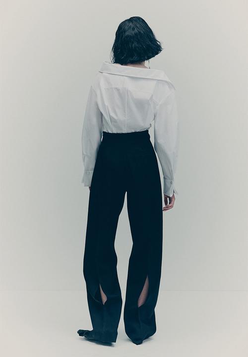 H&M - H&M Studio: Fitted cotton shirt - white