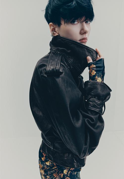 H&M - H&M Studio: Leather jacket - black