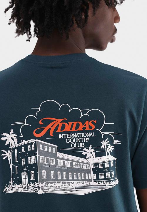 adidas Performance - CLUB SCENIC Tee - aurora ivy